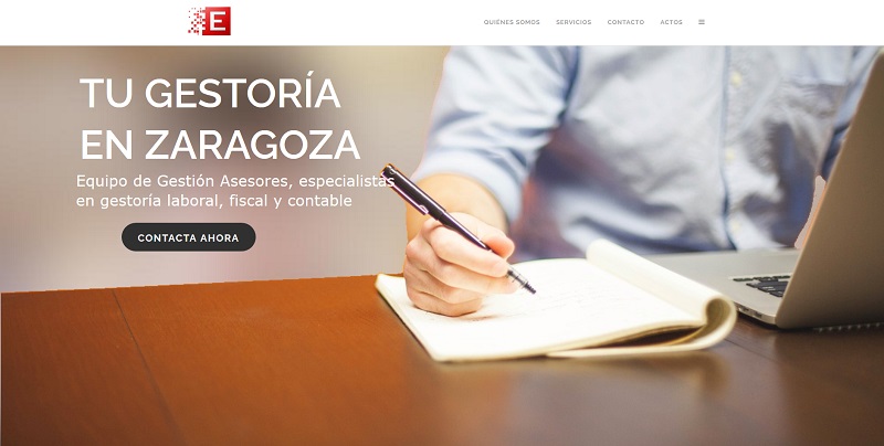 equipodegestion.es, página web hecha por la agencia de marketing en Zaragoza ComuniCrece